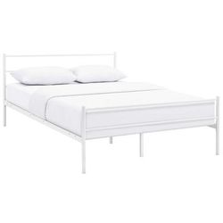 Alina Queen Platform Bed Frame - East End Imports MOD-5553-WHI-SET