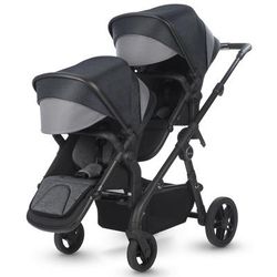 Silver Cross Coast Double Stroller - Flint