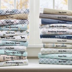 Cozy Flannel King Sheet Set - True North by Sleep Philosophy TN20-0279