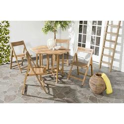 Kerman Table & 4 Chairs in Natural - Safavieh PAT7000A