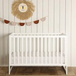 dadada Austin 3-in-1 Convertible Crib - White