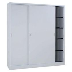Armoire Porte Coulis L180xh200 Gris Clair - Manutan Expert