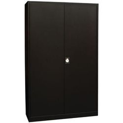 Armoire Pb 195x120x42 4 Tablettes Noir - Manutan Expert