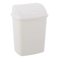 Poubelle 15l Blanc - Vepabins