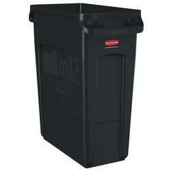 Collecteur Slim Jim Avec Aération - 60l - Noir - Rubbermaid