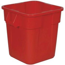 Collecteur Brute Carré 106 L Rouge - Rubbermaid