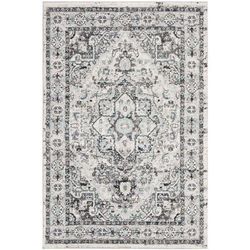 "Monaco Collection 5'-1" X 7'-7" Rug in Ivory And Grey - Safavieh MNC219S-5"