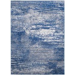 Evoke Collection 4' X 6' Rug in Ivory And Blue - Safavieh EVK262C-4