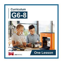 XYZprinting Grades 6-8 STEAM Curriculum: One Lesson (Download) 3BBM1XUS05B