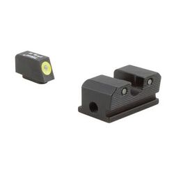 Trijicon HD Night Sight Set for Walther P99/PPQ Pistol (Yellow Front Disk, Matte Bla WP101-C-600737