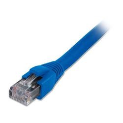 Comprehensive 100' Cat6 Snagless Solid Plenum Shielded Patch Cable (Blue) CAT6SHP-100BLU