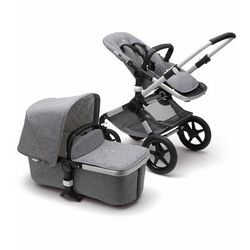 Bugaboo Fox Classic & Turtle Travel System - Aluminum/Grey Melange