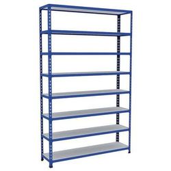 rayonnage d'archives rapid 2 1980x1220x305 8 tab metal bleu