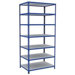 rayonnage d'archives rapid 2 1980x915x610 7 tab metal bleu