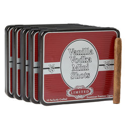 Victor Sinclair Vanilla Vodka Mini Shots Cigarillo 5 Tin Pack - PACK (50)