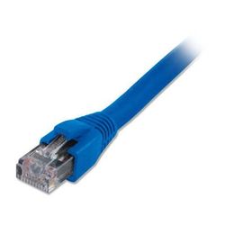 Comprehensive 50' Cat6 Snagless Solid Plenum Shielded Patch Cable (Blue) CAT6SHP-50BLU