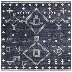 Adirondack Collection 4' X 6' Rug in Navy And Ivory - Safavieh ADR131N-4