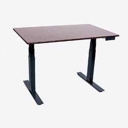 "48" 3-Stage Dual Motor Electric Stand Up Desk - Luxor STANDE-48-BK/DW"