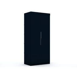 Mulberry 2.0 Sectional Modern Armoire Wardrobe Closet with 2 Drawers in Tatiana Midnight Blue - Manhattan Comfort 116GMC4