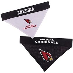 Pets First NFL NFC Reversible Bandana For Dogs, Large/X-Large, Arizona Cardinals