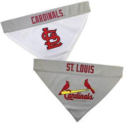 Pets First MLB National League Reversible Bandana for Dogs, Large/X-Large, St. Louis Cardinals