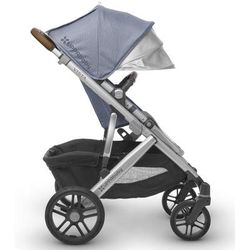 UPPAbaby 2017 VISTA Stroller - Henry (Blue Marl/Silver/Leather) - OPEN BOX RETURN