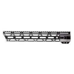 JL Billet Angled M-Lok Free-Float Handguard AR15 13 inch Black JLB-MLA-13-A