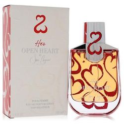 Her Open Heart For Women By Jane Seymour Eau De Parfum Spray With Free Jewelry Roll 3.4 Oz