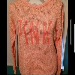 Pink Victoria's Secret Sweaters | Like New, Vs Pink Oversized Sweater | Color: Orange | Size: S