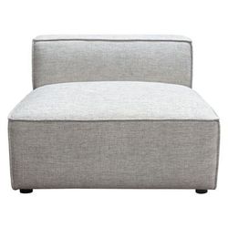 Vice Armless Chair in Barley Fabric - Diamond Sofa VICEACBA