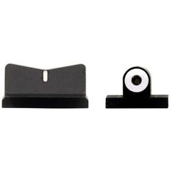 XS Sight Systems DXW Big Dot Pistol Tritium Night Sight Colt Enhanced Govt. 5in Novak Rear Matte Black Standard NE-0010S-3