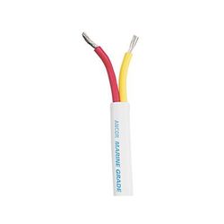 Ancor Safety Duplex Cable - 8/2 AWG - Red/Yellow - Flat - 100' 123910