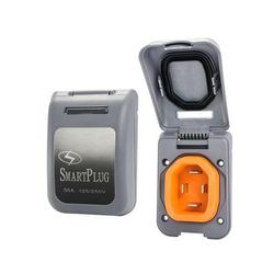 SmartPlug 50 Amp Non Metallic Gray Inlet - Boat & RV Side BM50PG