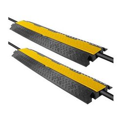 Pyle Pro Heavy-Duty Flip-Open Cable Protector Ramp (2-Pack, 5.1 x 39.4") PCBLCO102X2