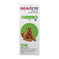 Bravecto Topical For Medium Dogs (22 - 44 Lbs) Green 2 Doses