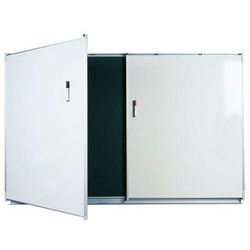 Tableau Tryptique Vert/blc Emaille 120x200 - Vanerum