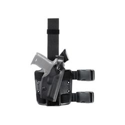Safariland Model 6004 SLS Drop-Leg Glock Holster Glock 19/Glock 23/Glock 32 Right Hand Plain Black 6004-2832-121