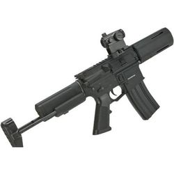 Krytac / KRISS USA Full Metal Alpha SDP Airsoft AEG Rifle Black Large KTAEG-APSDP-BK01