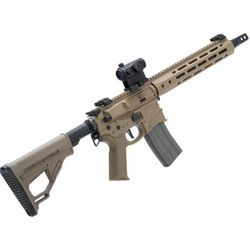 EMG Sharps Bros Hellbreaker II Licensed Advanced M4 Airsoft AEG Rifle 10in SBR Tan Large M4-SB10-DE