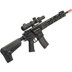 Krytac / KRISS USA Full Metal Trident MKII-M SPR Airsoft AEG Rifle Black Large KTAEG-TR2SPRM-BK01