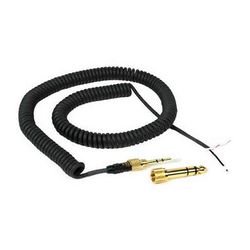 Remote Audio Replacement Coiled Cable for Sony MDR7506 Headphones (2') 7506CC