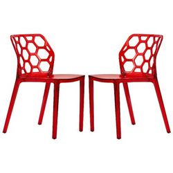 Modern Dynamic Dining Chair (Set of 2) - LeisureMod DC19TR2