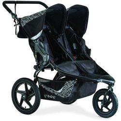 BOB Revolution Flex 3.0 Duallie Double Jogging Stroller - Lunar Black