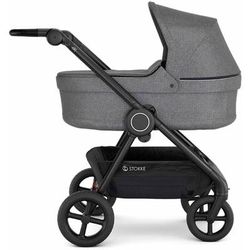 Stokke Beat Stroller & Carry Cot - Black Melange
