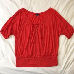 American Eagle Outfitters Tops | American Eagle Outfitters Top | Color: Orange/Red | Size: M