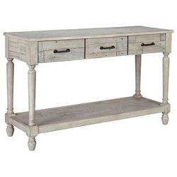 Signature Design Shawnalore Sofa Table in Whitewash - Ashley Furniture T782-4