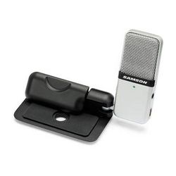 Samson Go Mic USB Microphone for Mac and Windows Computers (Silver) SAGOMICS