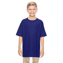 Gildan G500B Youth Heavy Cotton T-Shirt in Neon Blue size XL 5000B, G5000B