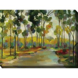 Distant Forest Outdoor Wall Art by West Of The Wind in Multi