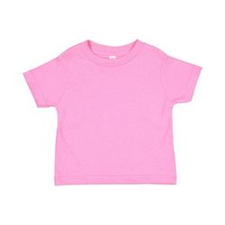 Rabbit Skins RS3301 Toddler Cotton Jersey T-Shirt in Raspberry size 5/6 3301T, 3301J, LA330T, LA330J